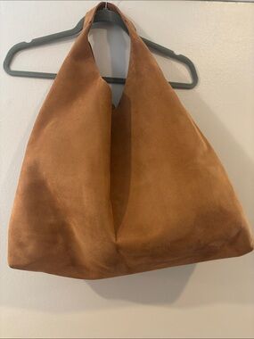 GAP Vegan Suede Slouchy Tote Bag